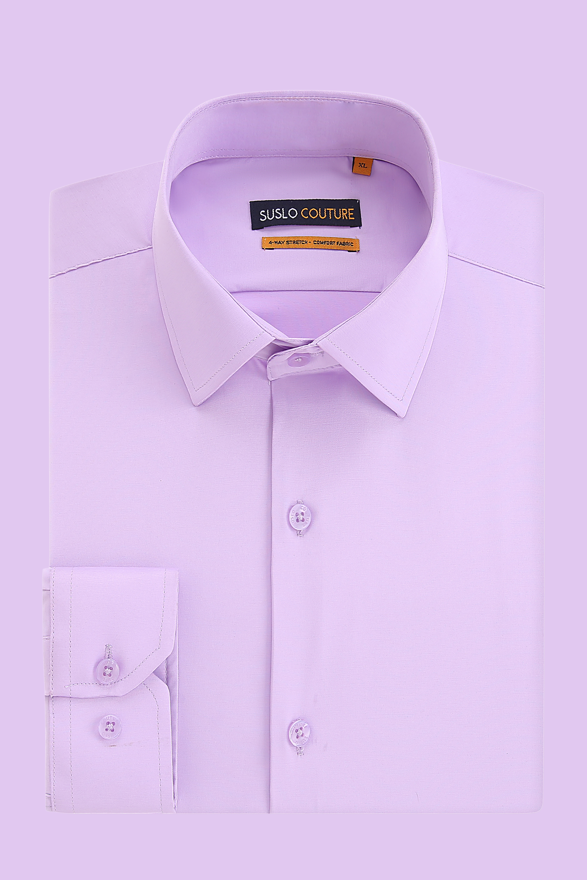 The Perfect Dress Shirt Lilac – Suslo Couture
