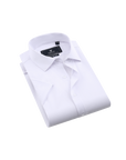Suslo Solid Stretch Short Sleeve Shirt (SC515-White)