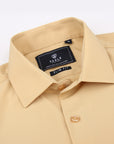 Suslo Solid Stretch Short Sleeve Shirt (SC515-Gold)