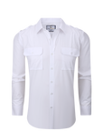 Suslo Cargo Shirt White