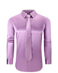 721 Satin Dress Shirt Combo ( Shirt and Tie)