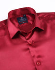 Satin Collared Dress Shirt