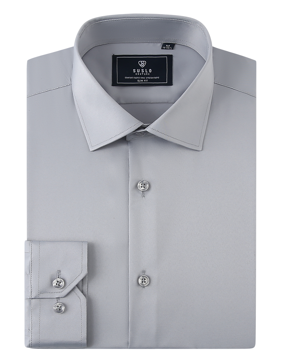 silver dress shirts for guys satin shirt - 5bulouz get ready for this King Formal Wear Elegant Boys