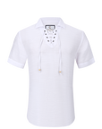 Linen Strung AIR Dress Shirt-White