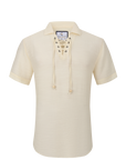 Linen Strung AIR Dress Shirt-Beige