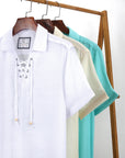 Linen Strung AIR Dress Shirt-White