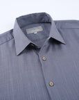 Linen Dress Shirt 901 Sliver