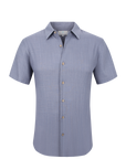 Linen Dress Shirt 901 Sliver