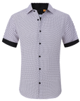 Suslo Gio Printed Short Sleeve Shirt (SC530-20-White)