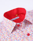 Suslo Gio Printed Short Sleeve Shirt (SC530-7-White)