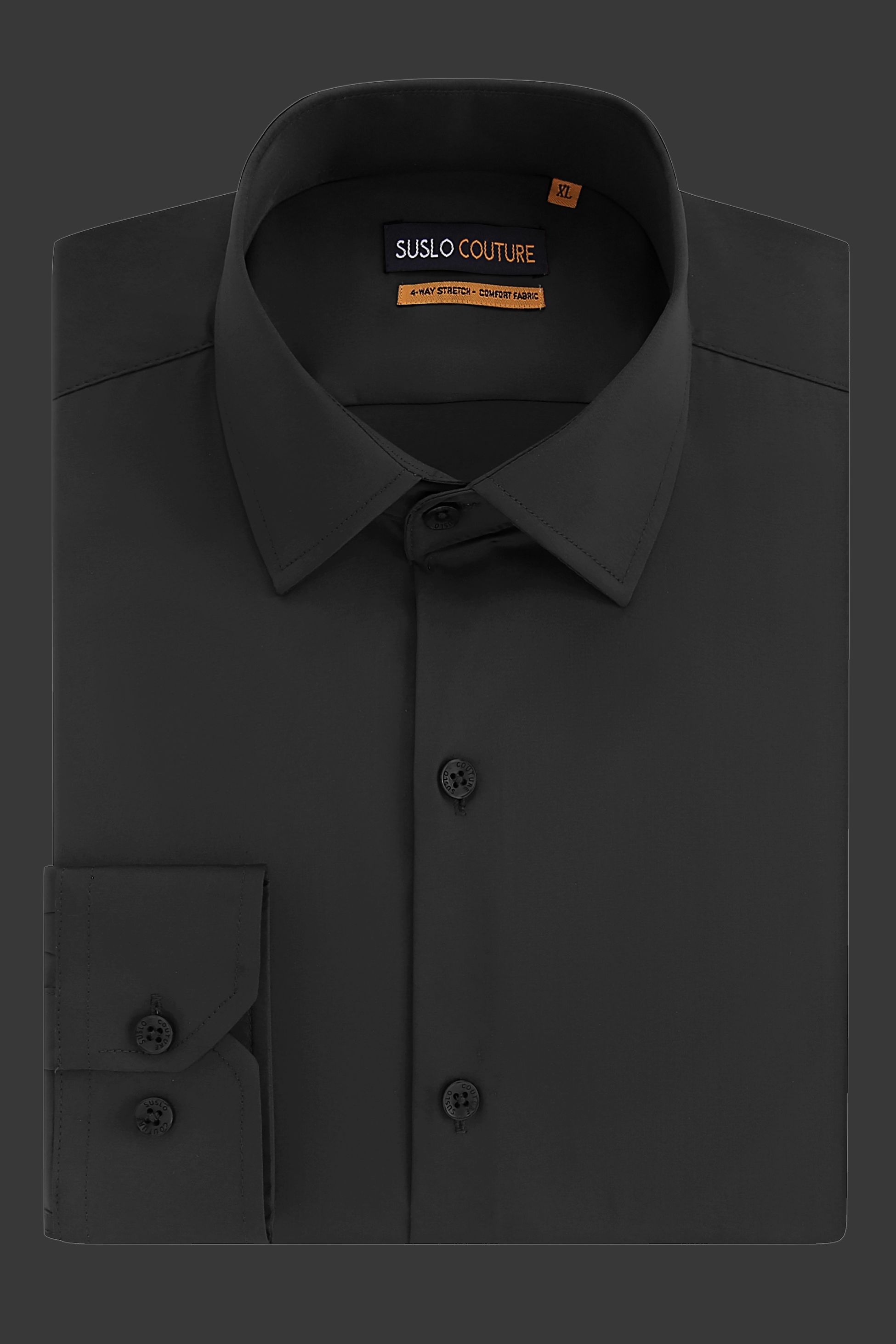 The Perfect Dress Shirt Black