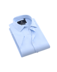 Suslo Solid Stretch Short Sleeve Shirt (SC515-Sky)