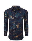 Geo Formation (Leather Look) Navy