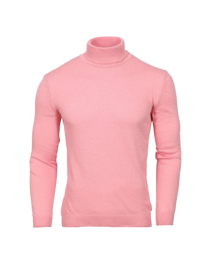 Suslo Turtle Neck Knits - Light Pink