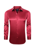 Satin Collared Dress Shirt