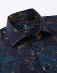Geo Formation (Leather Look) Navy