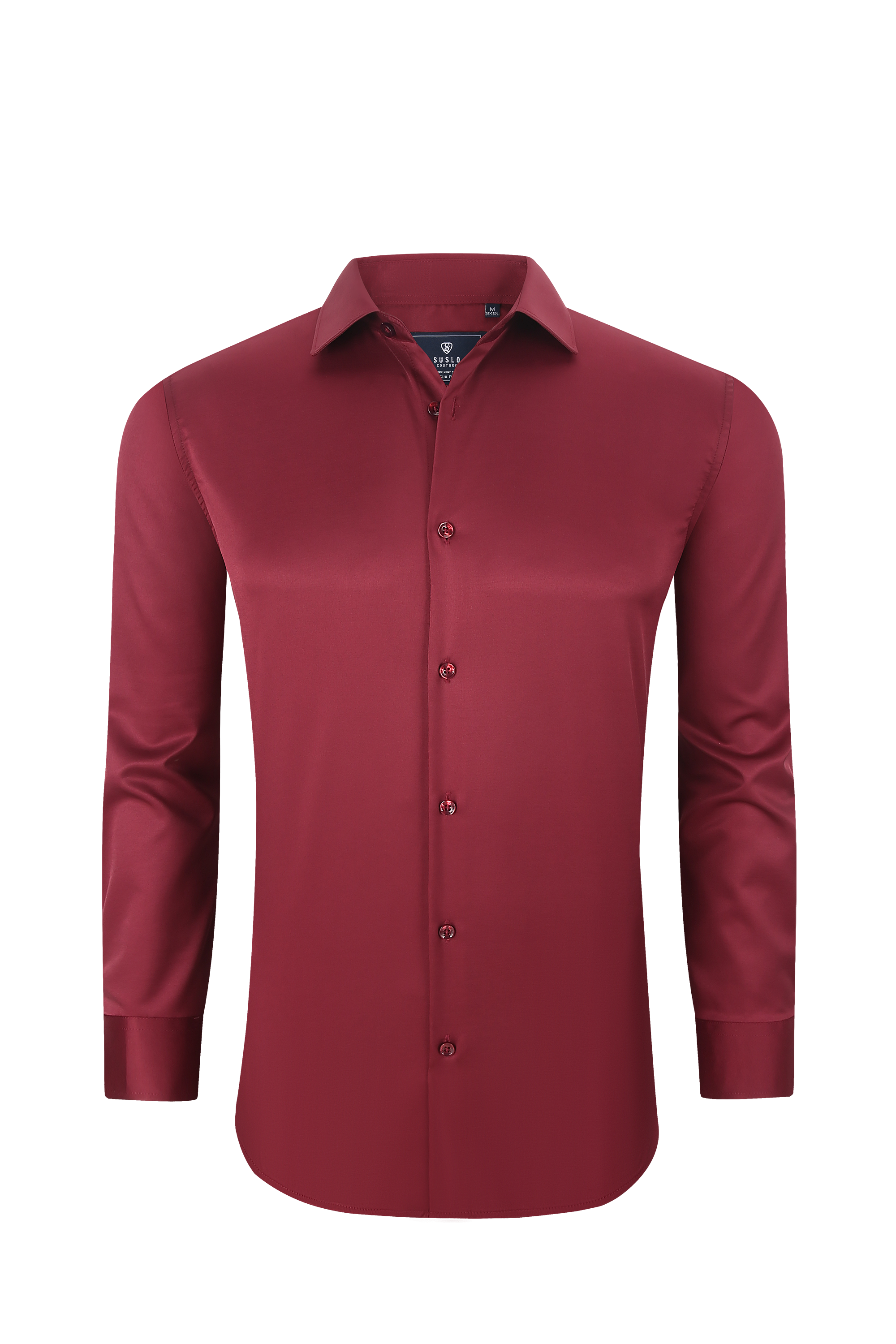 Perfect Dress Shirt (BURGUNDY)