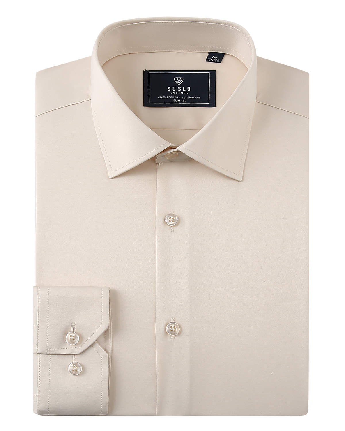 Perfect Dress Shirt (BEIGE) – Suslo Couture