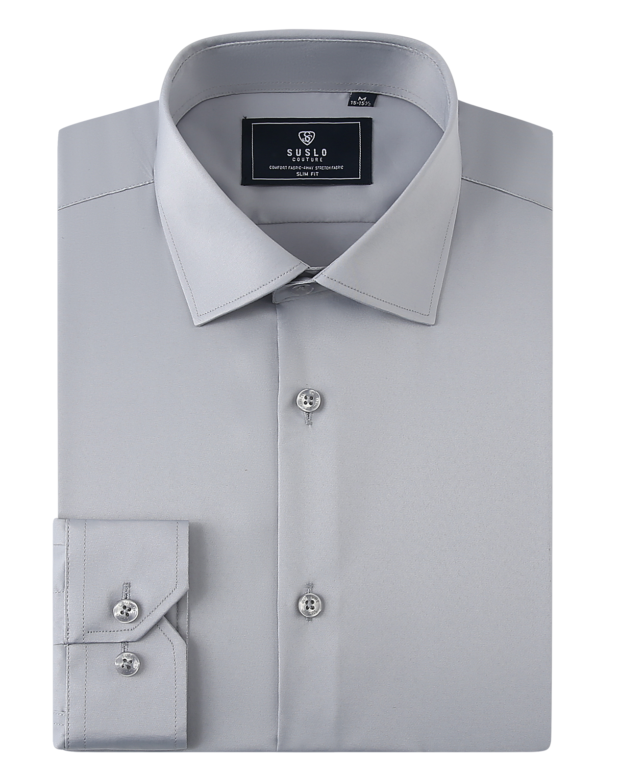 silver dress shirt mens Lusead Men's Grey Shirts Long Sleeve Stretch Wrinkle Free Slim Fit Wedding Formal Button Down : Clothing, Shoes & Jewelry Barry.Wang new arrival 1000+ styles dress shirts are perfect for all formal White & Silver Paisley Shirt