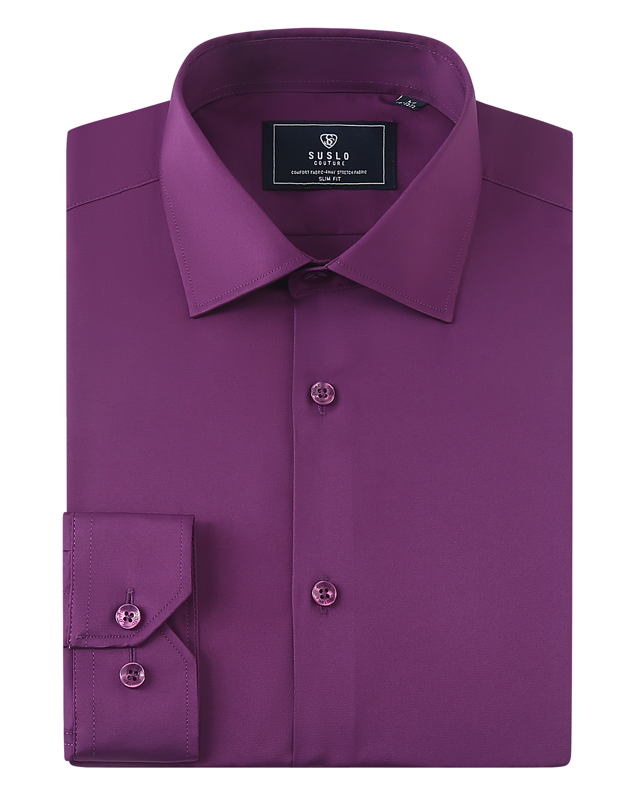 Perfect Dress Shirt (PLUM) – Suslo Couture