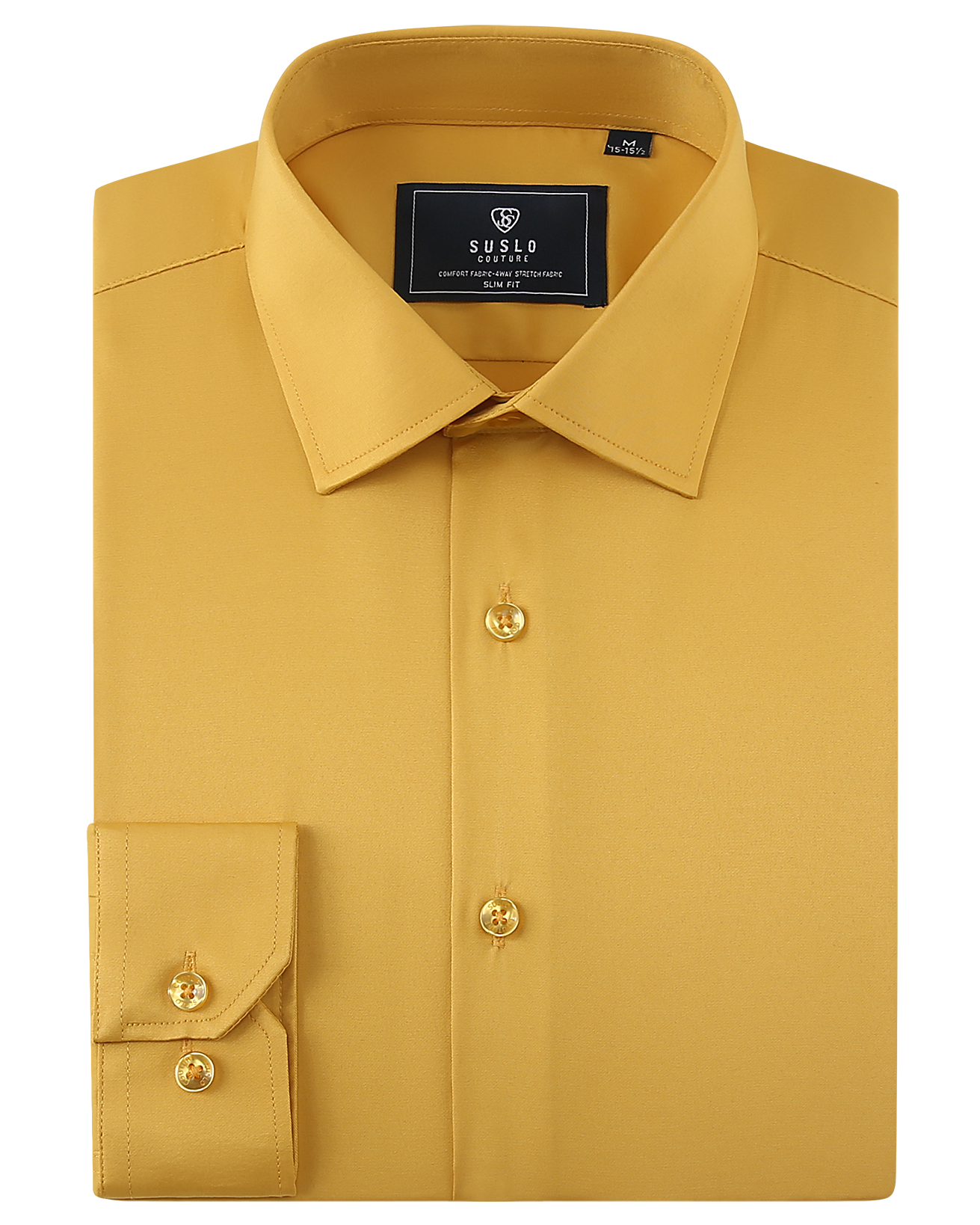 Perfect Dress Shirt (GOLD) – Suslo Couture