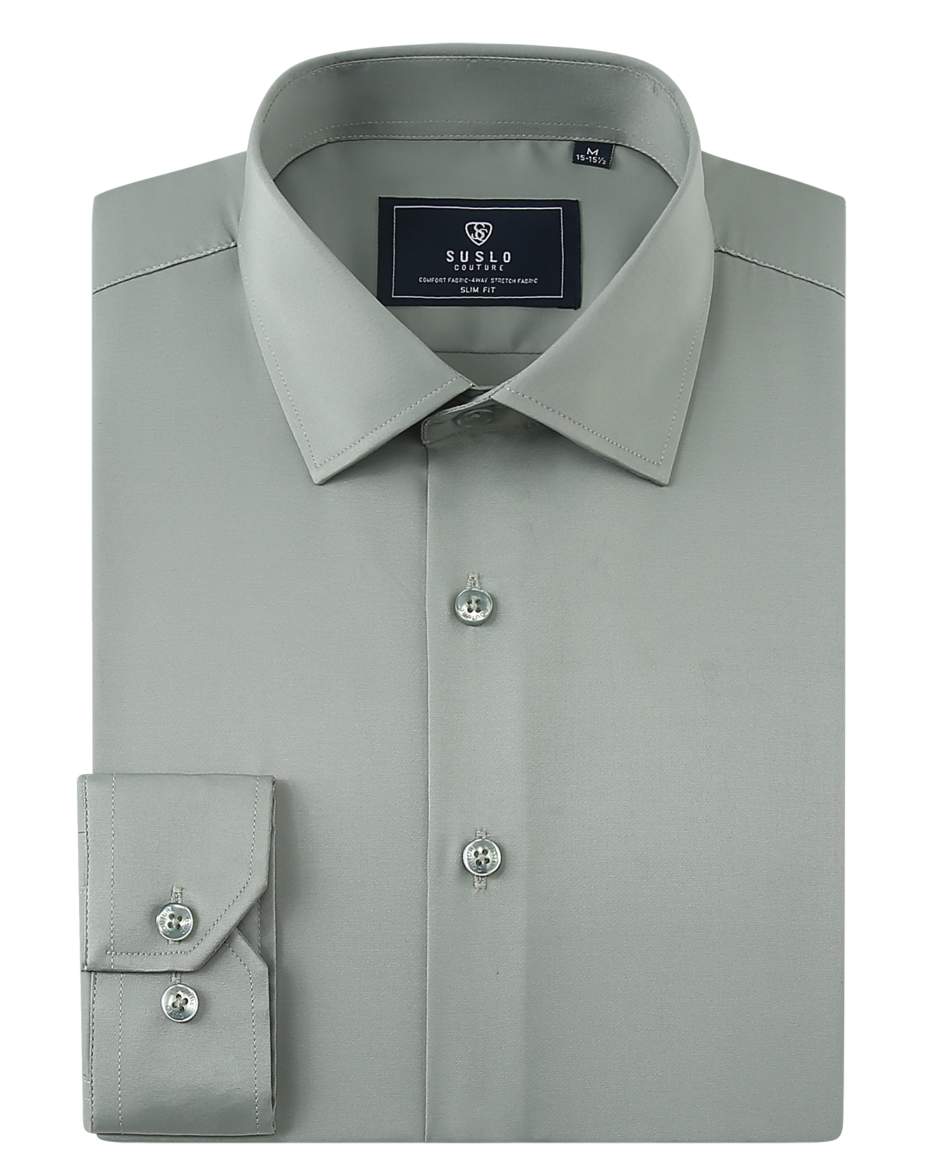 sage dress shirt Carmen Green Satin Silk Sparkly S (4 US) or tucked into linen trousers for a relaxed Perfect Dress Shirt (SAGE)