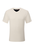 Luxury V Neck Tee - Ivory