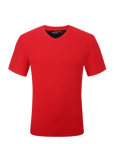 Luxury V Neck Tee -Red