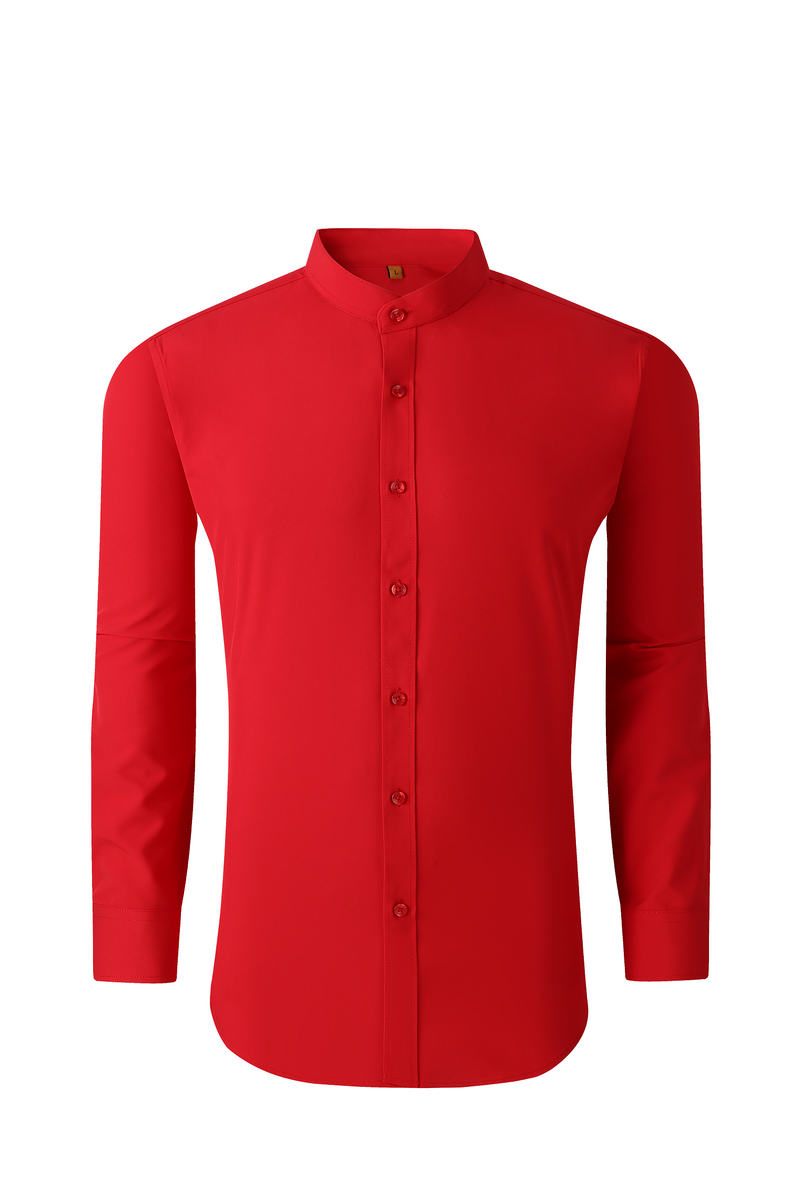 red shirt collar