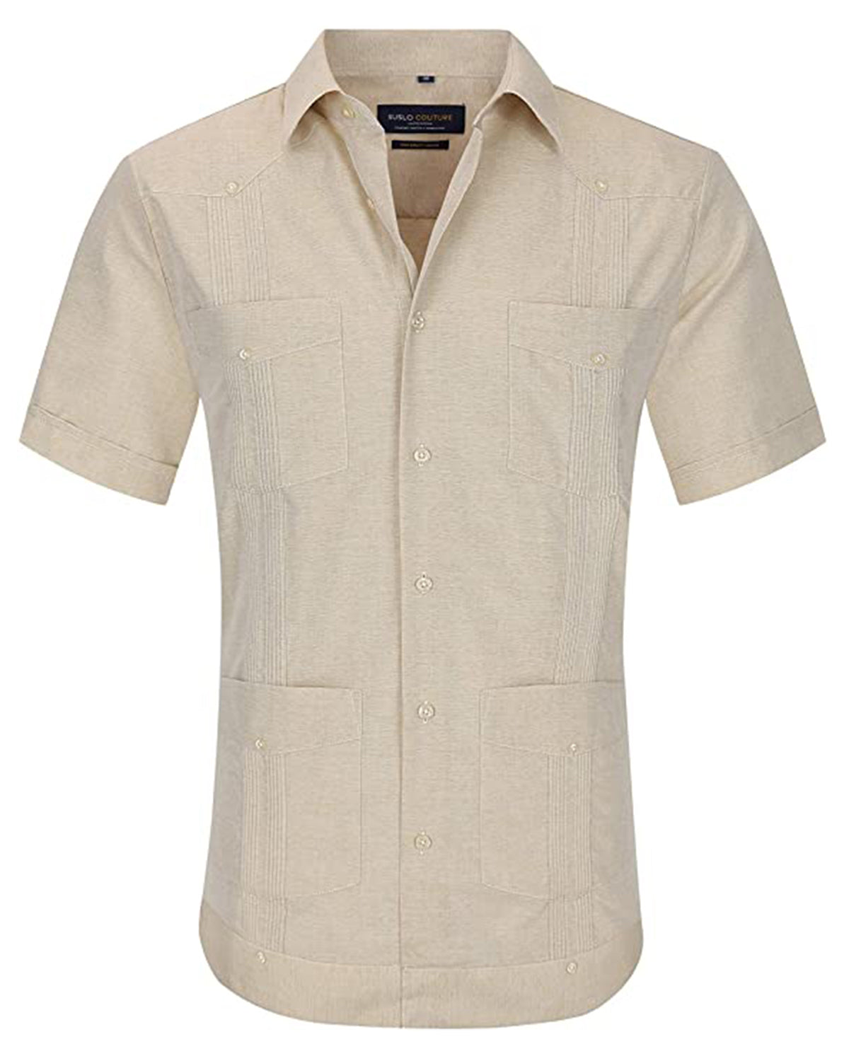Guavera Cuban Short Sleeve Shirt Natural