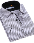 Suslo Gio Printed Short Sleeve Shirt (SC530-20-White)
