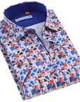 Suslo Gio Printed Short Sleeve Shirt (SC530-5-Multi)